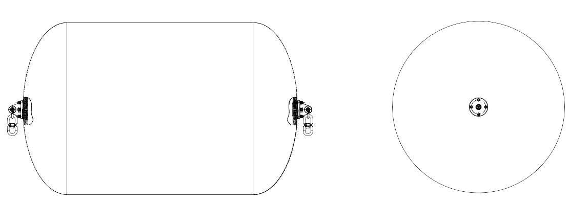 悬挂型船用靠球线性图