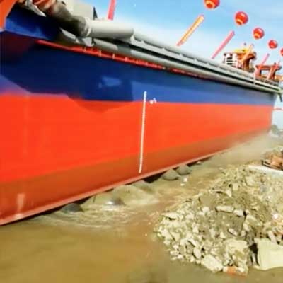 中国船舶使用南海船用下水气囊