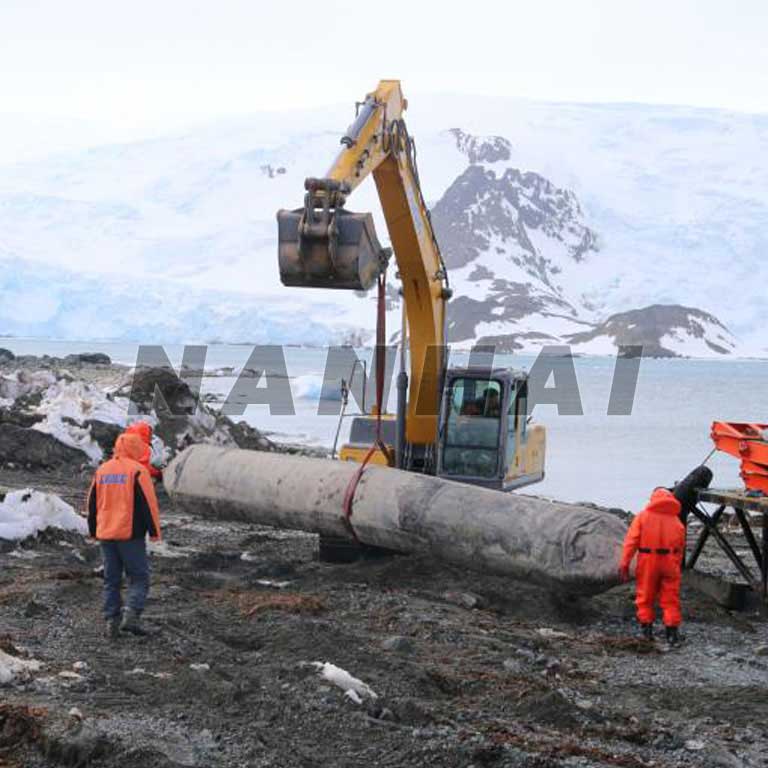 南海船用气囊生产厂家生产的船用下水气囊应用于南极洲基地建设