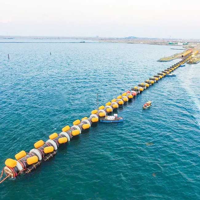 PVC浮袋助浮管道