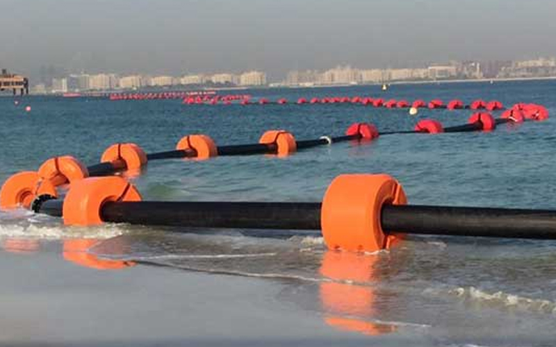 HDPE Pipe Floats-Real-Scene Display-1